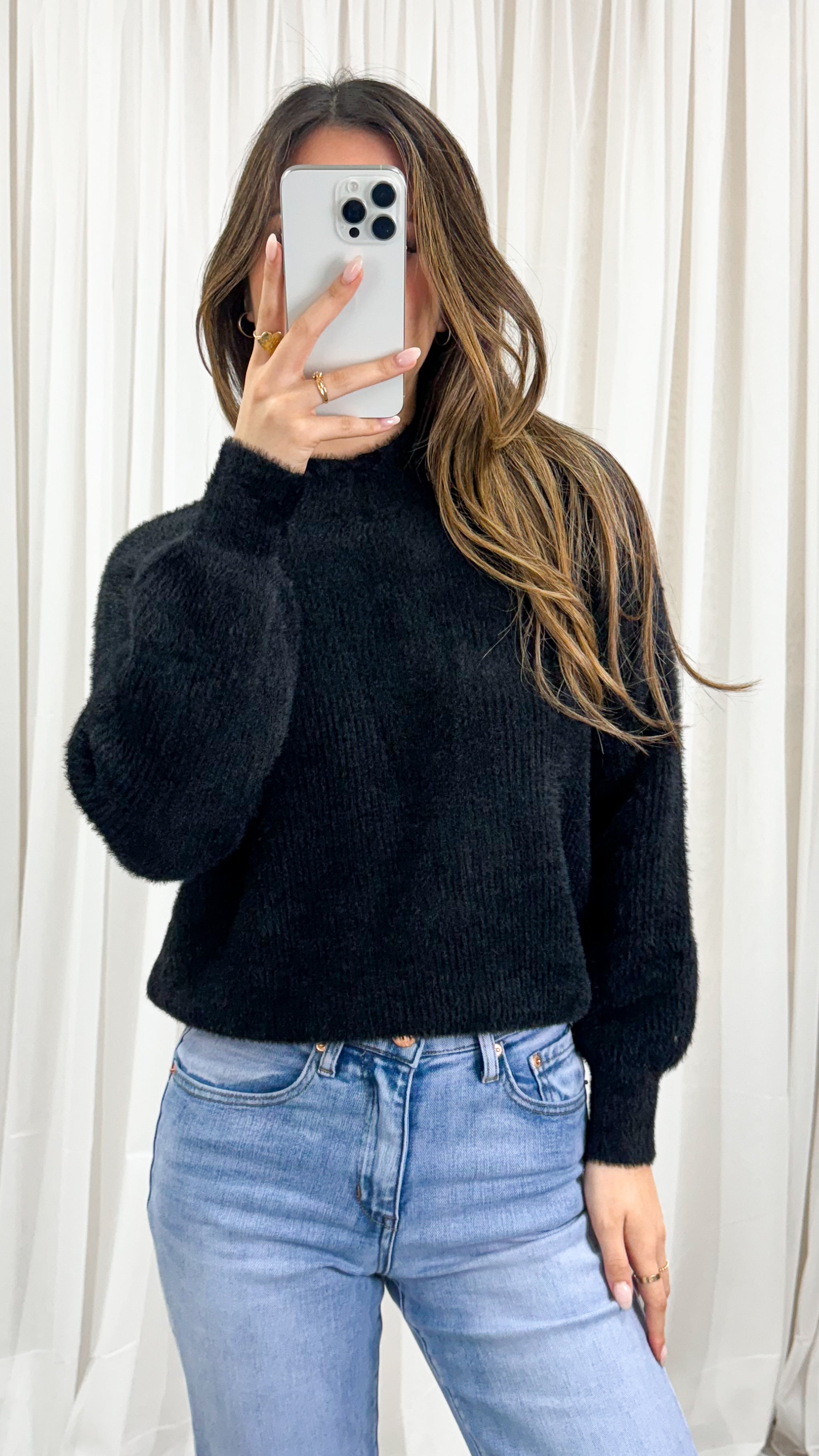 SERENA KNIT - BLACK
