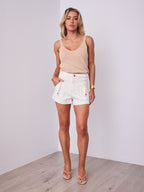 OLAN SHORTS - WHITE