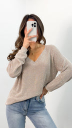 WHITNEY TOP - SILVER