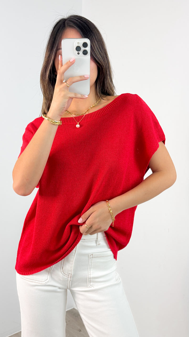 KATHERINE KNIT - RED