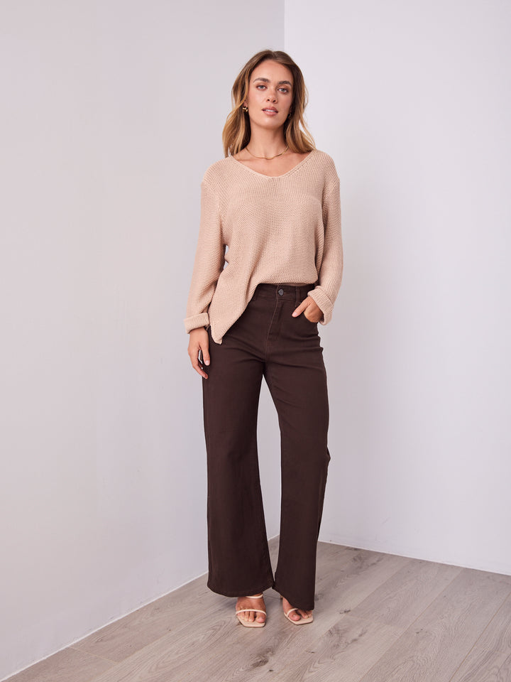TIANA KNIT - MOCHA