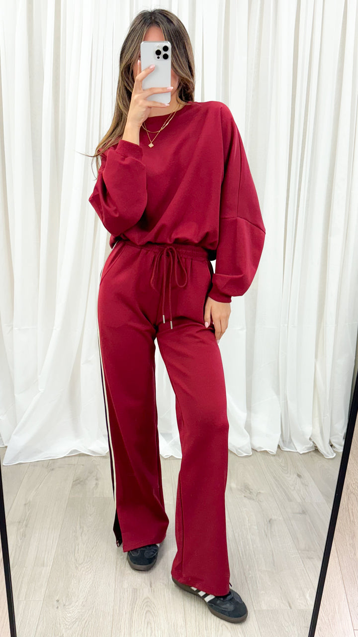 DANTE SWEAT TOP - WINE