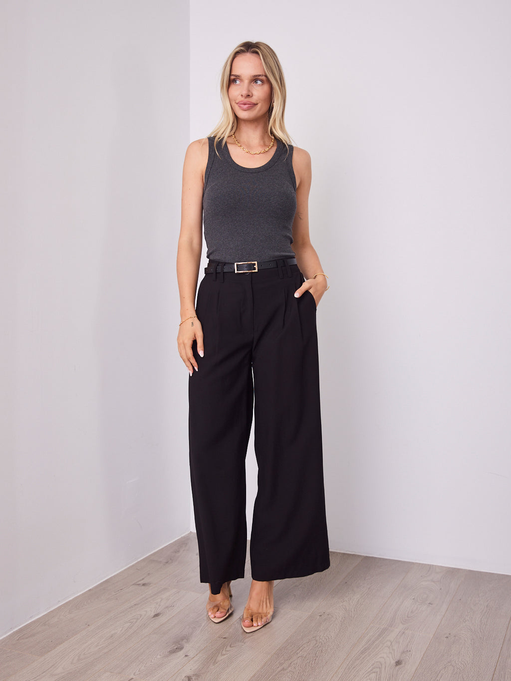 JOSEPH PANT - BLACK