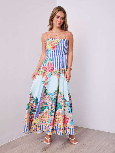 POSITANO SUNDRESS - MULTI