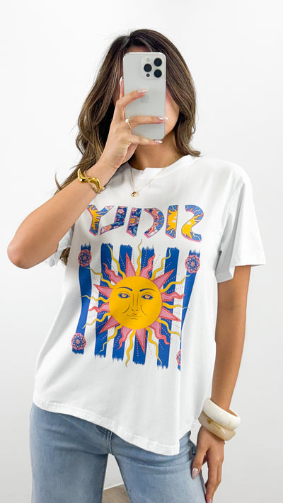 SUMMER SICILY TEE - WHITE