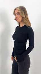 KAYLA TOP - BLACK