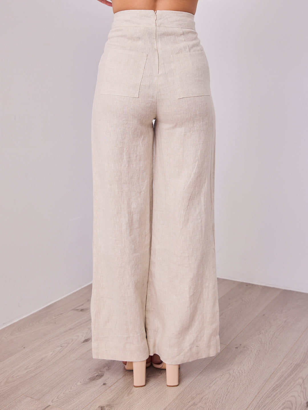 HANNAH LINEN PANT - OATMEAL