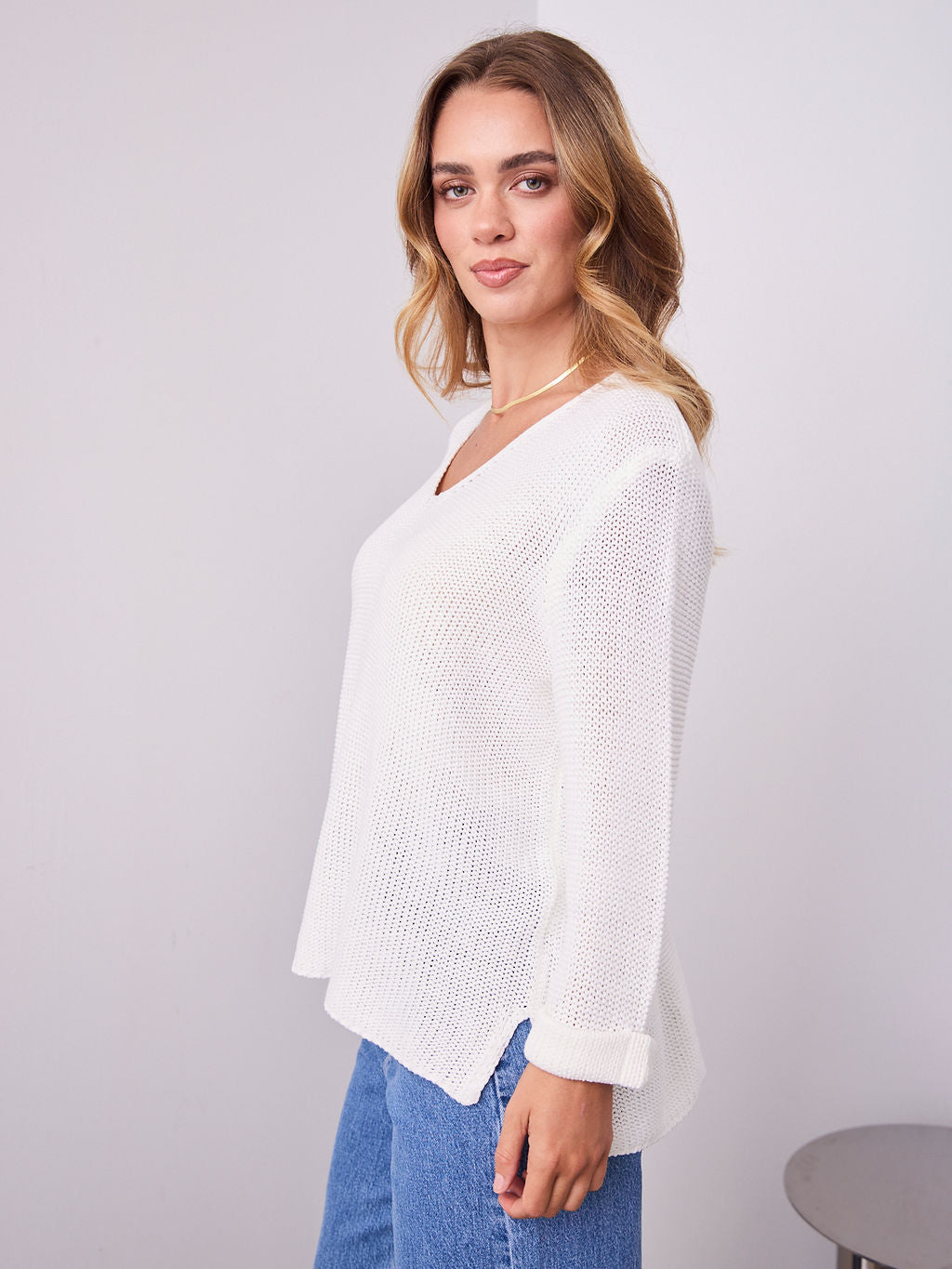 TIANA KNIT - WHITE