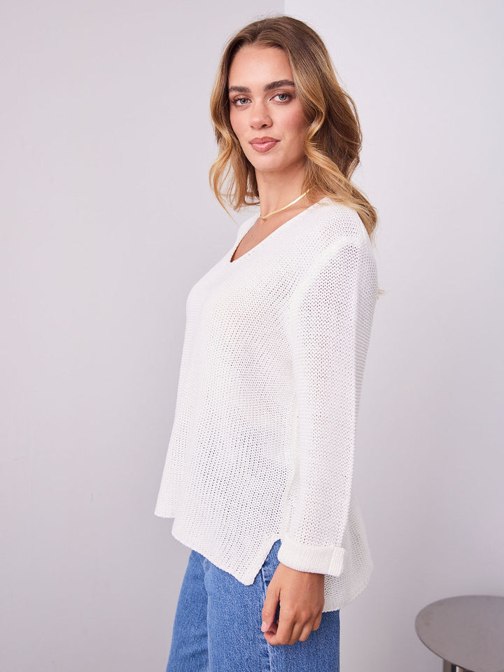 TIANA KNIT - WHITE