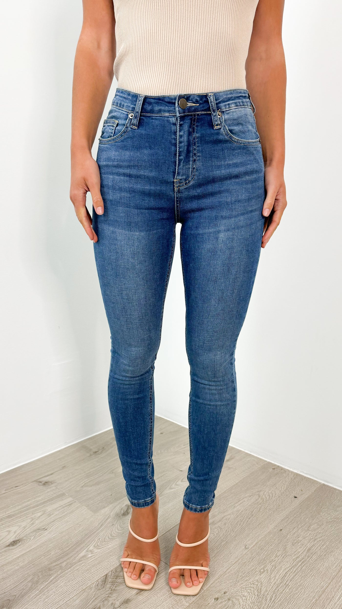 BAXTER SKINNY STRETCH JEAN - DENIM