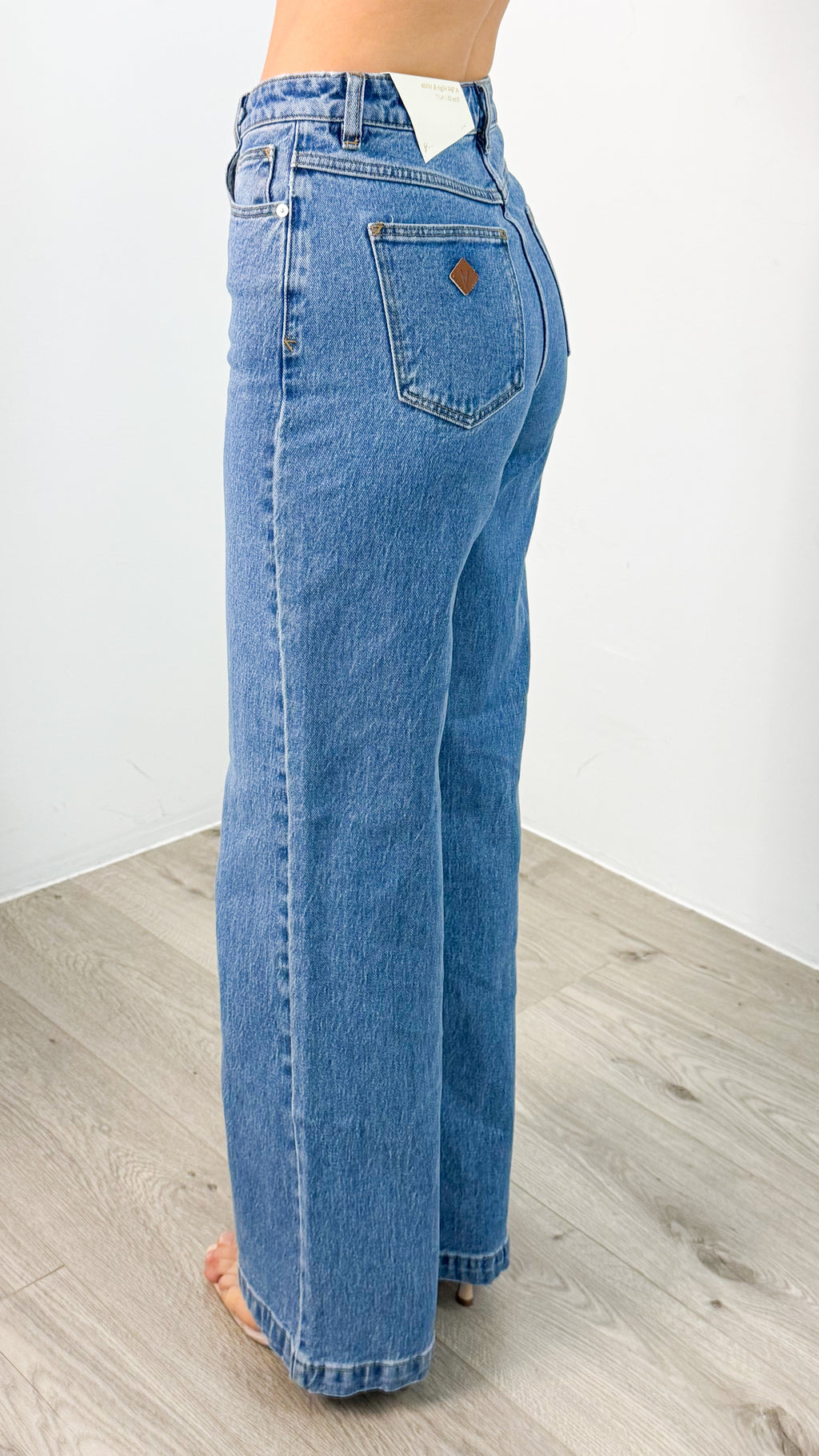'ABRAND' 94 HIGH & WIDE DEBBIE - DENIM