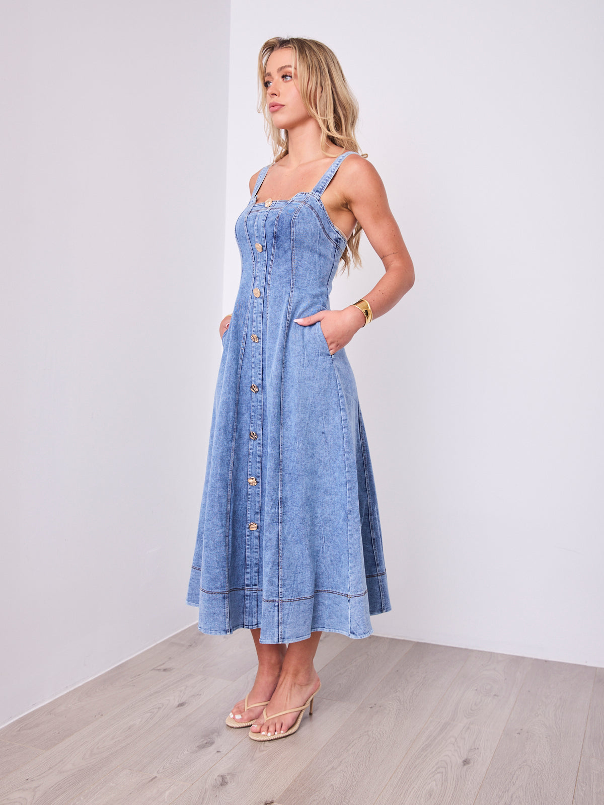 MAVEN DRESS - DENIM