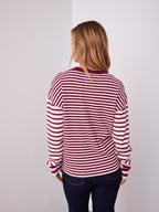 MICHAELS KNIT TOP - PINK/WINE