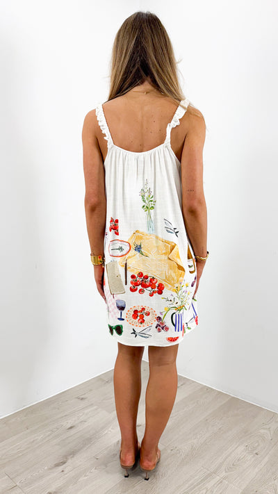 SHILOH DRESS - WHITE