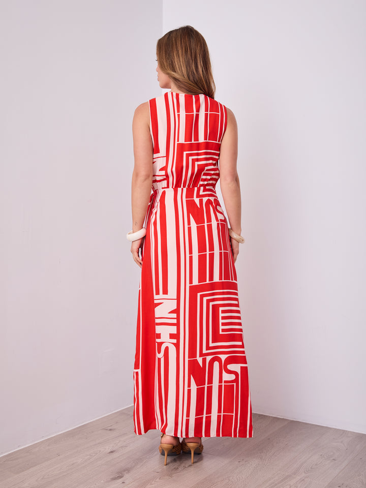 REBECCA MAXI DRESS - RED