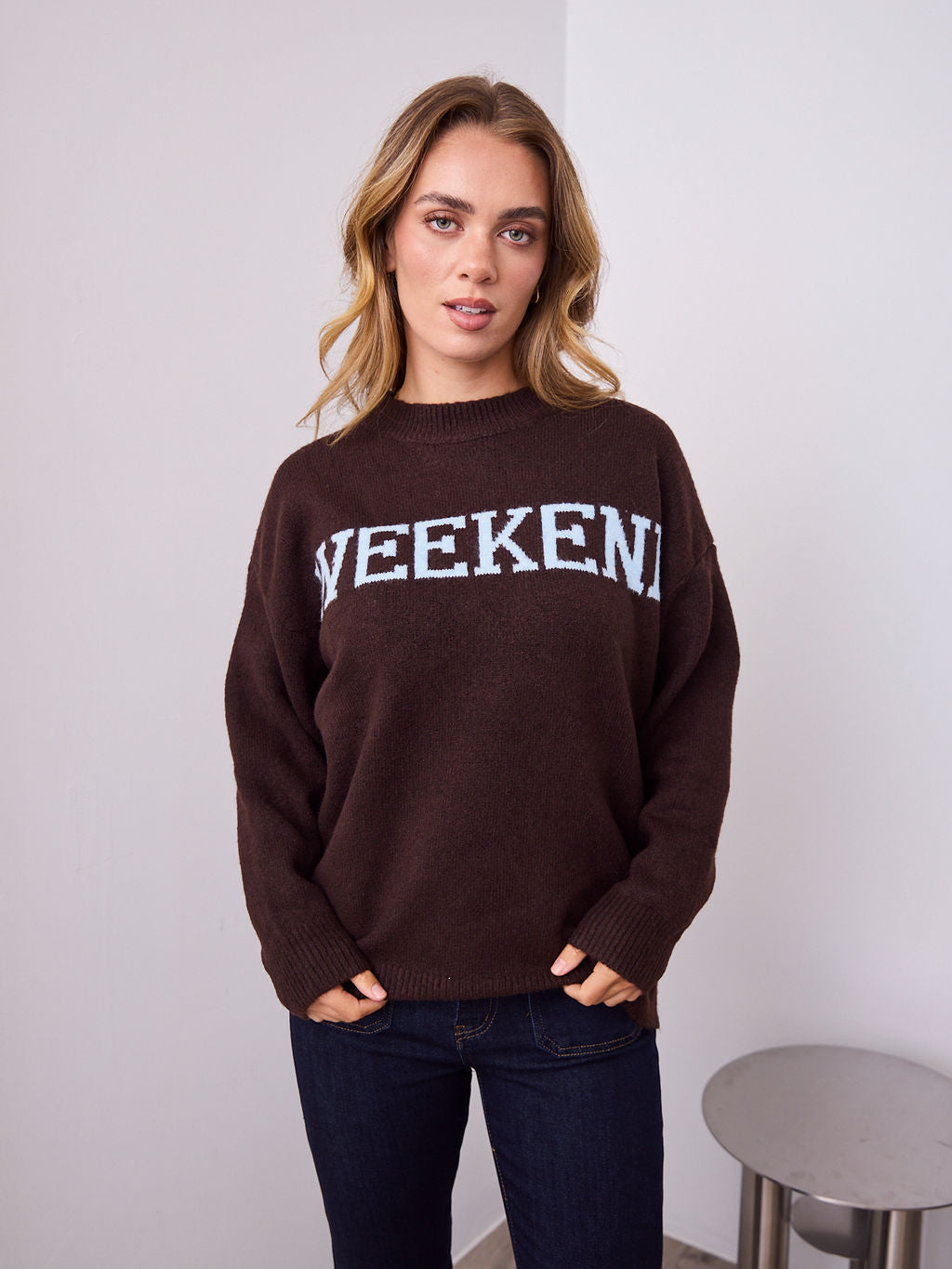 WEEKEND KNIT - CHOCOLATE