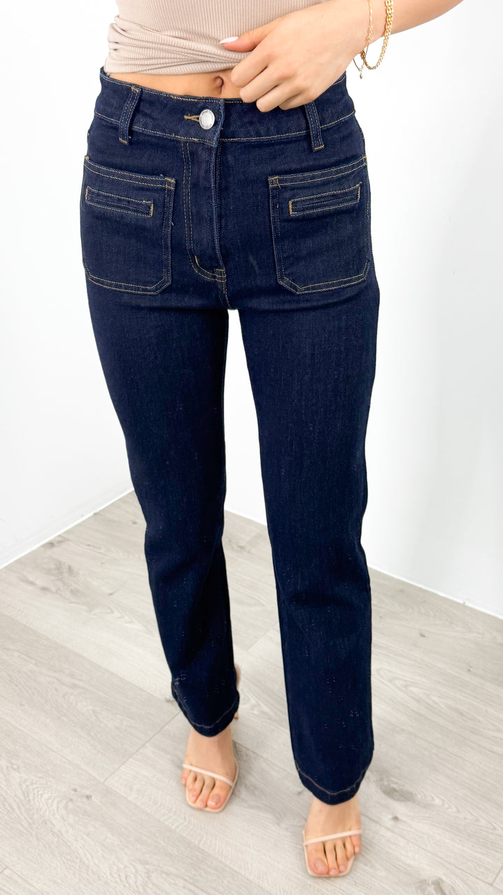 JACKSON STRAIGHT LEG JEAN - INDIGO BLUE