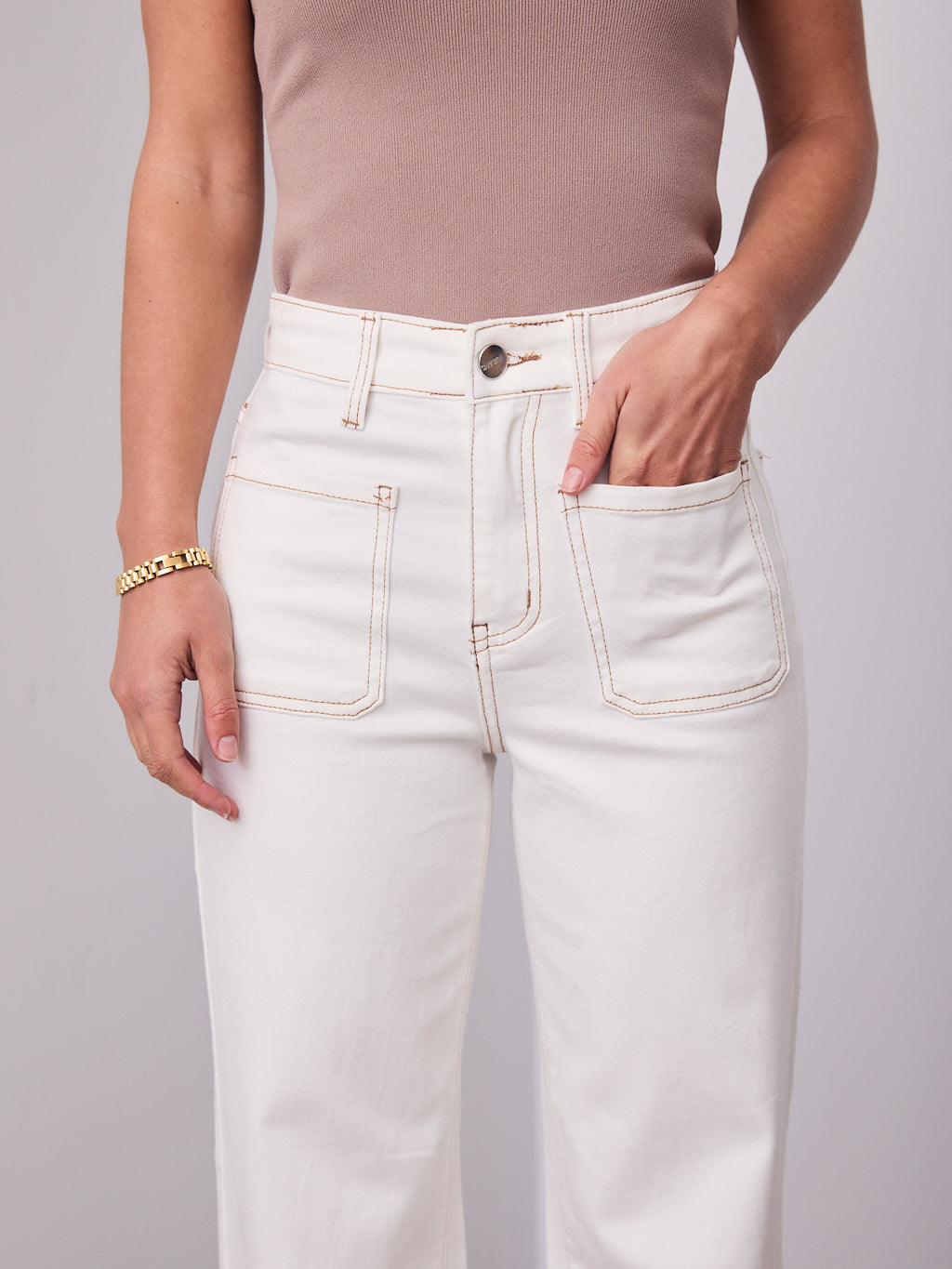 FITZROY JEAN - OFF WHITE