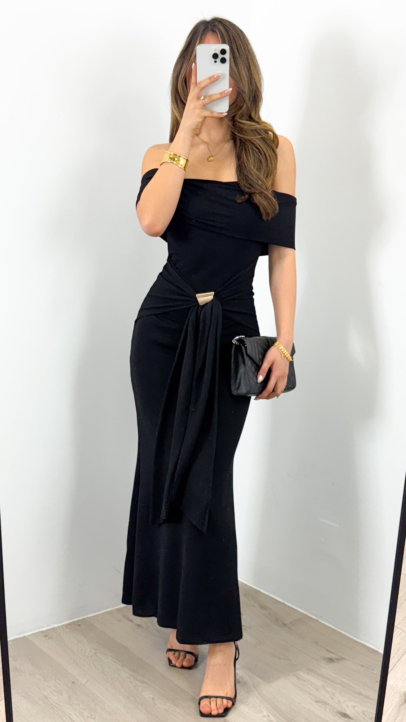 CHANTELLE DRESS - BLACK