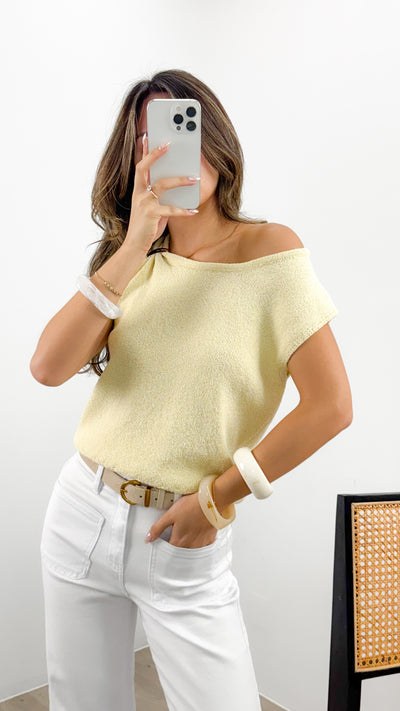 YVETTE TOP - BUTTER