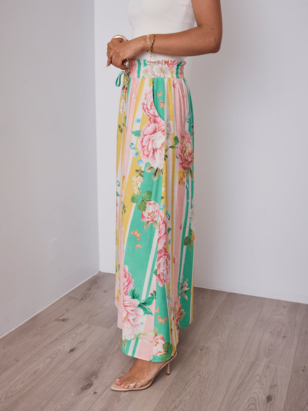MIYAH WIDE LEG PANT - MULTI