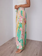 MIYAH WIDE LEG PANT - MULTI