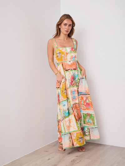 CHIARA MAXI DRESS - MULTI