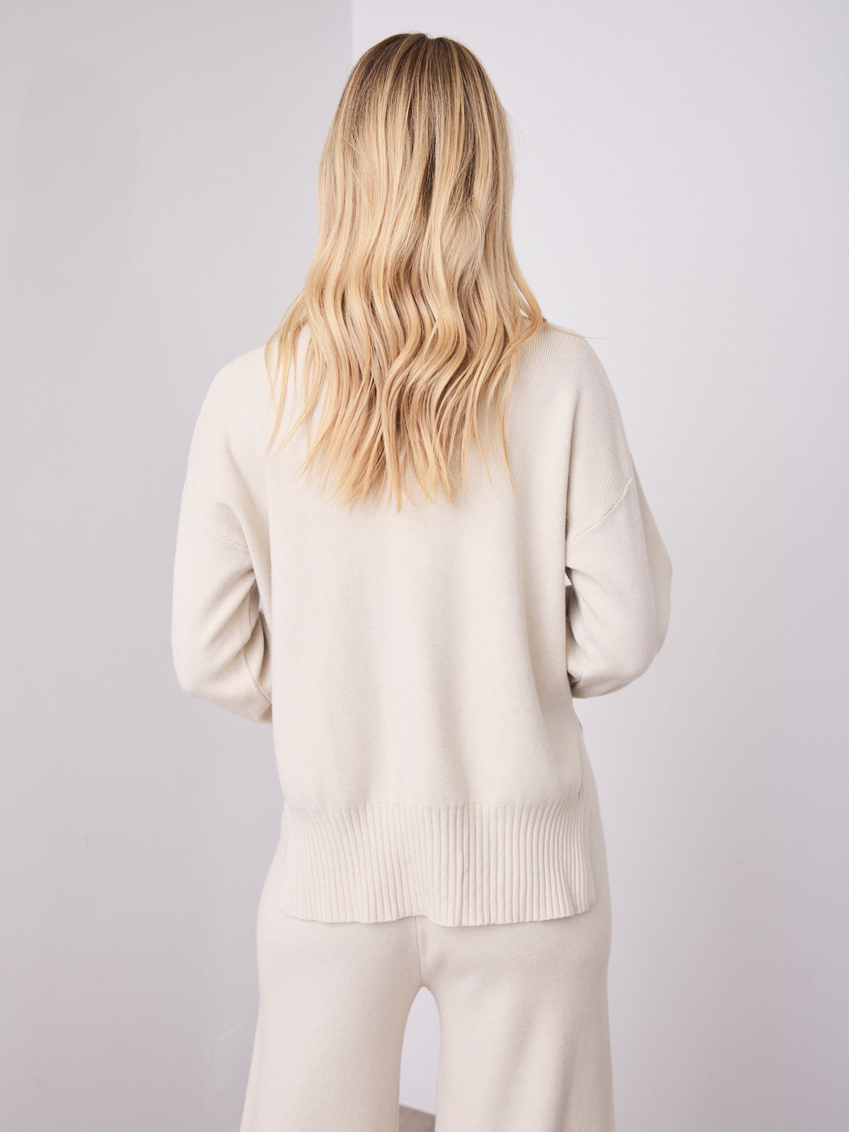DELTA KNIT TOP - BONE