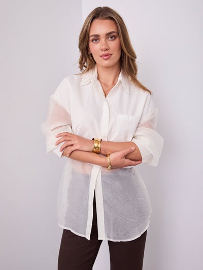 NARA SHIRT -  OFF WHITE