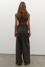 'BAYSE' AMRITA SLEEVELESS BODYSUIT - MINK
