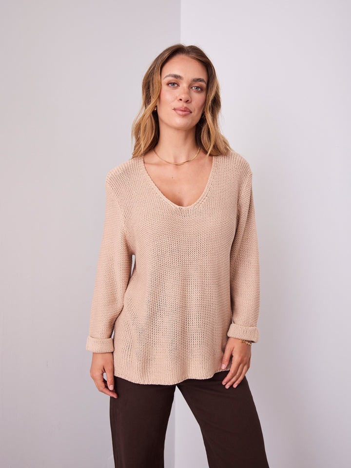 TIANA KNIT - MOCHA