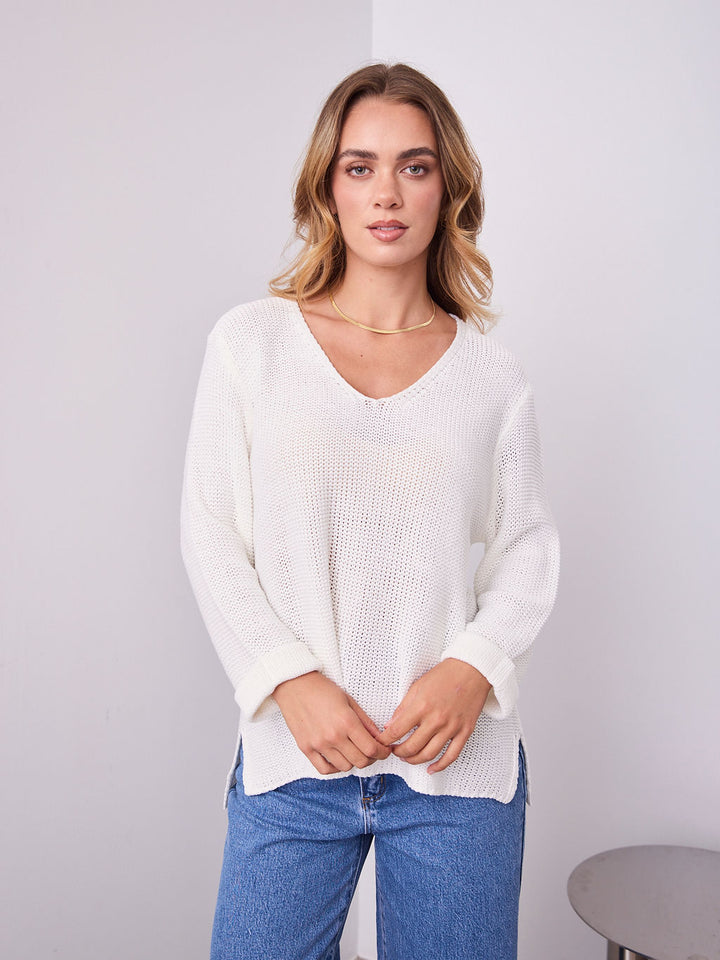 TIANA KNIT - WHITE