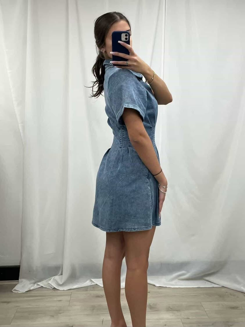CHARLIE DRESS - DENIM