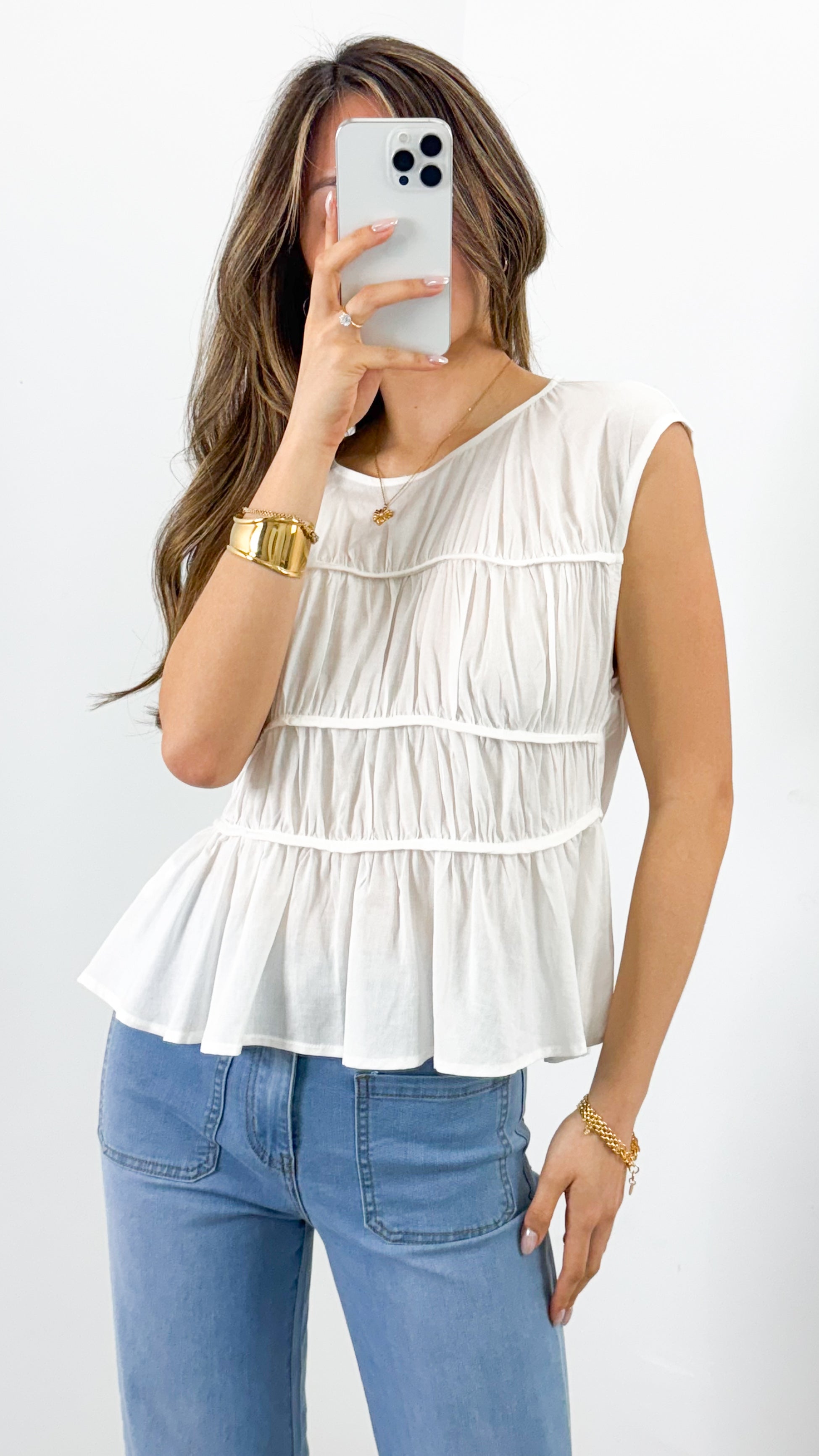 NAMMOS TOP - WHITE