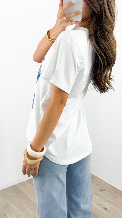 SUMMER SICILY TEE - WHITE