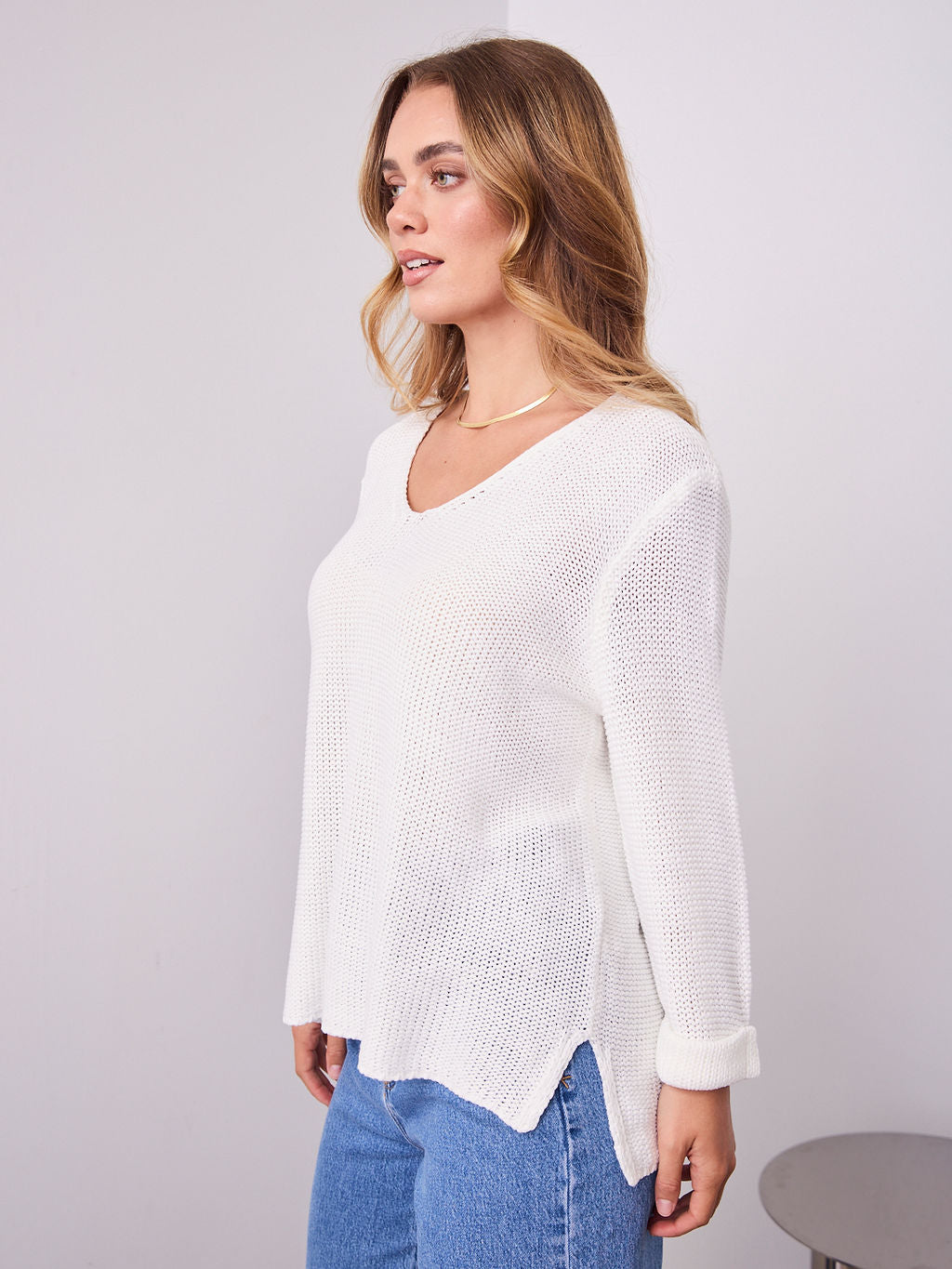 TIANA KNIT - WHITE