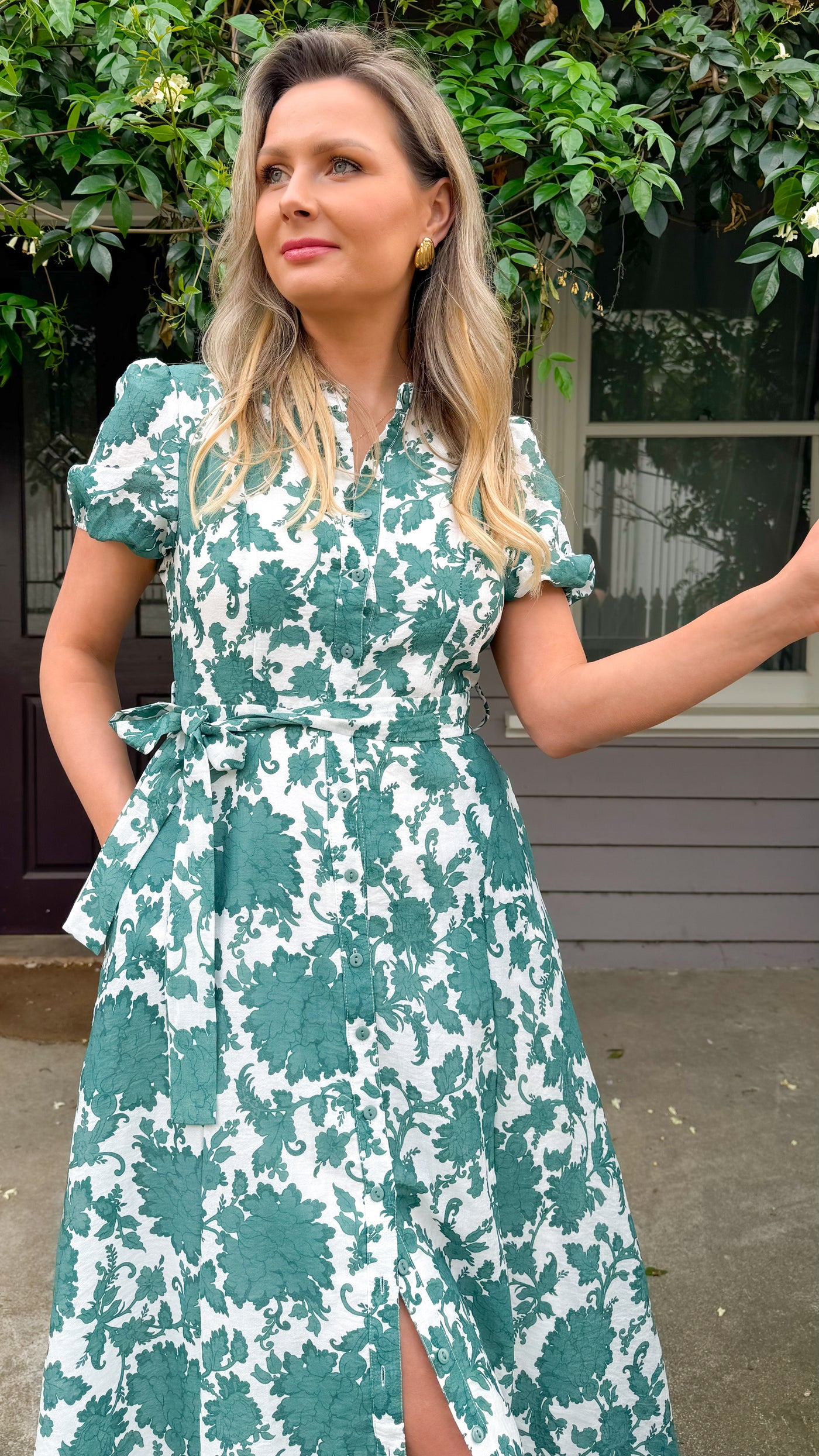 CHRISHEL DRESS - GREEN