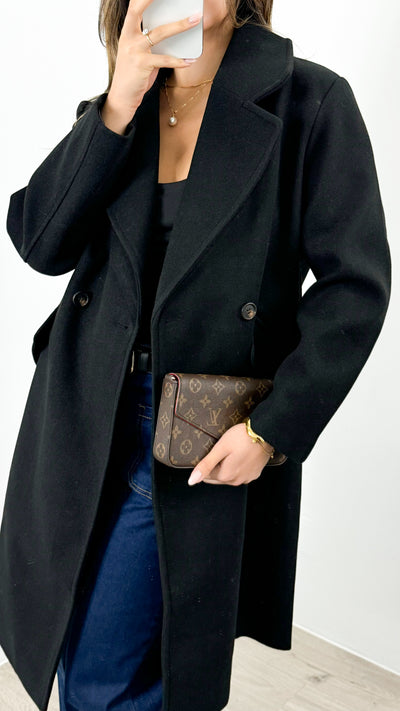 ARABELLA COAT - BLACK