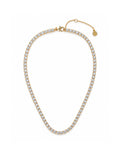 TENNIS DIAMONTE 18K GOLD PLATED NECKLACE - GOLD