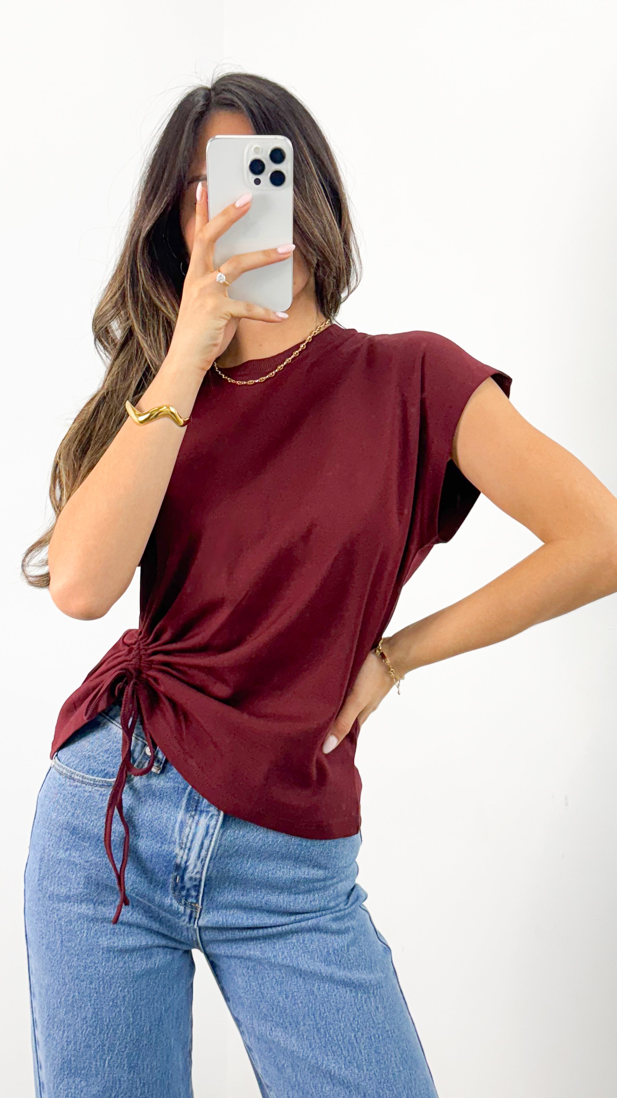 ELISHA TEE - WINE