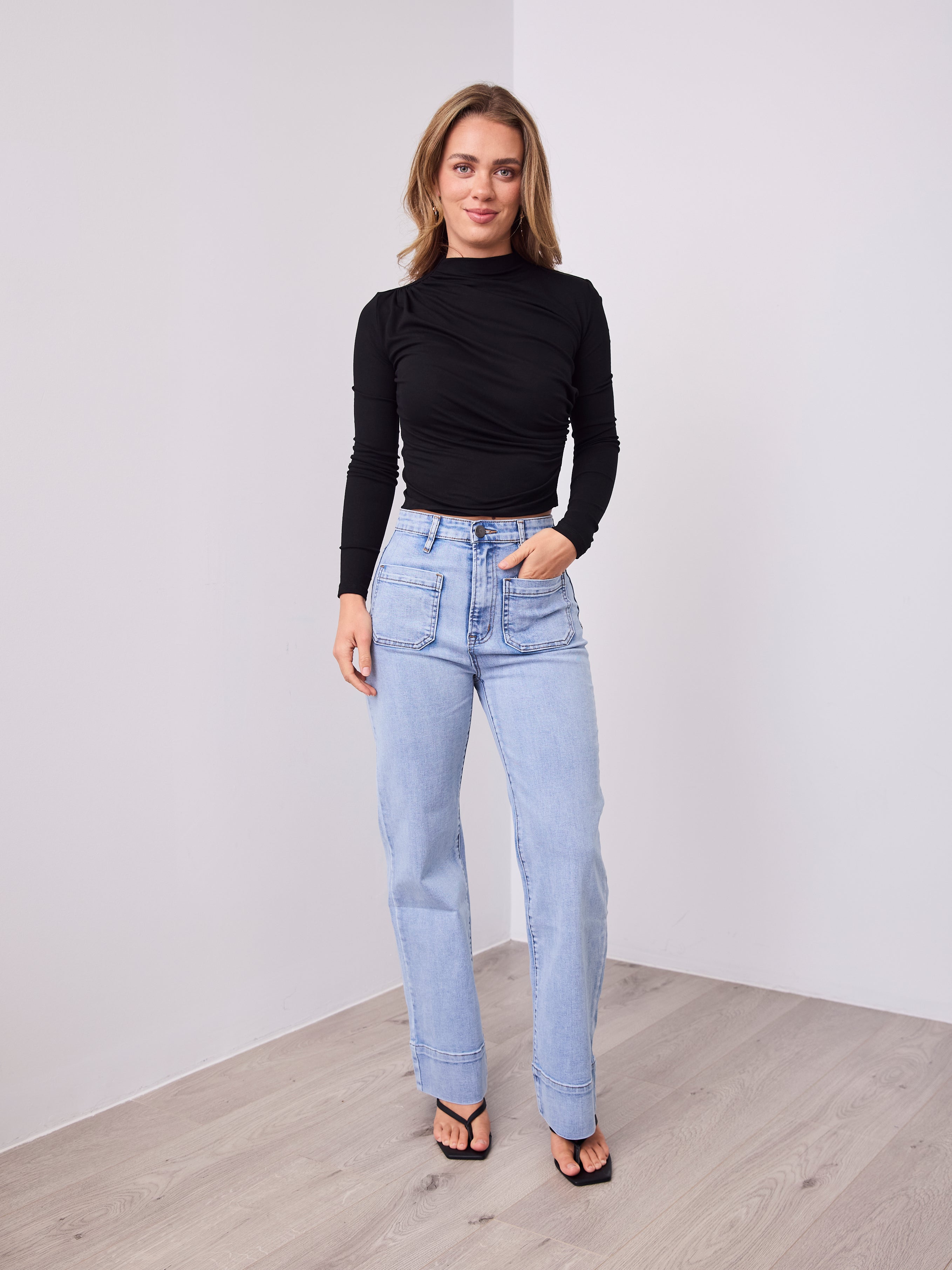COLEMAN TOP - BLACK