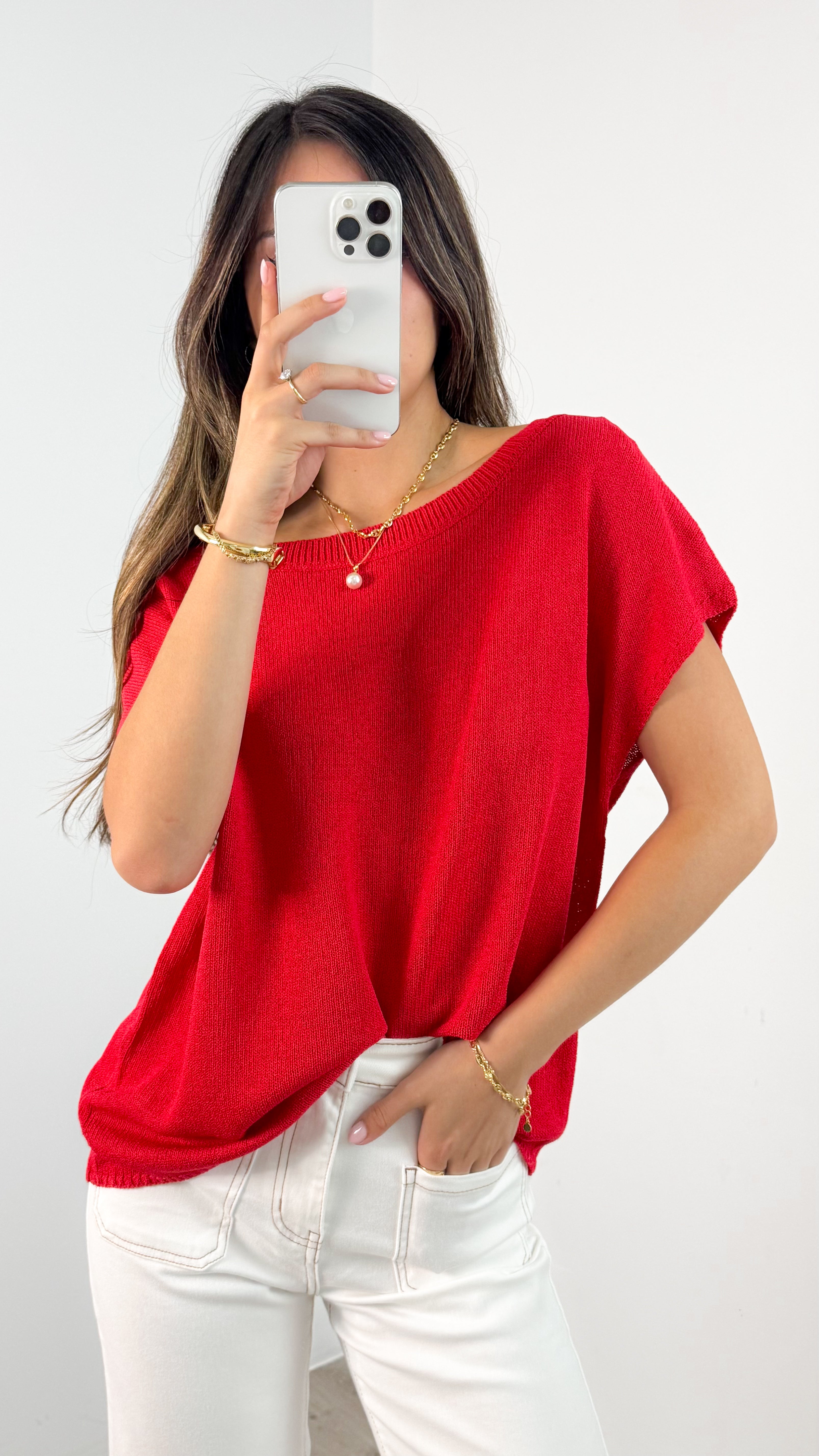 KATHERINE KNIT - RED