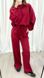 DANTE SWEATPANT - WINE