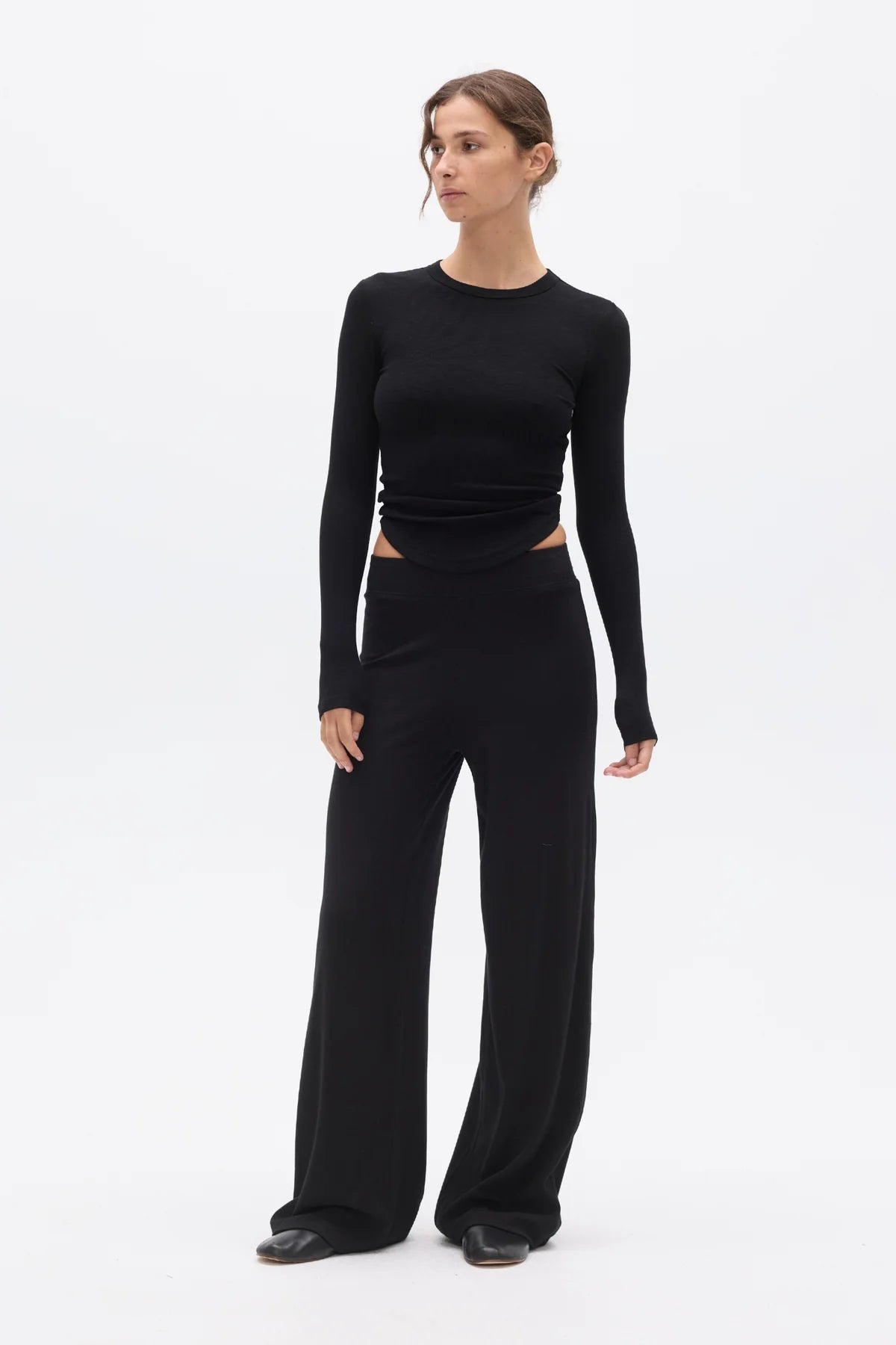 'BAYSE' KAELIN TOP - BLACK