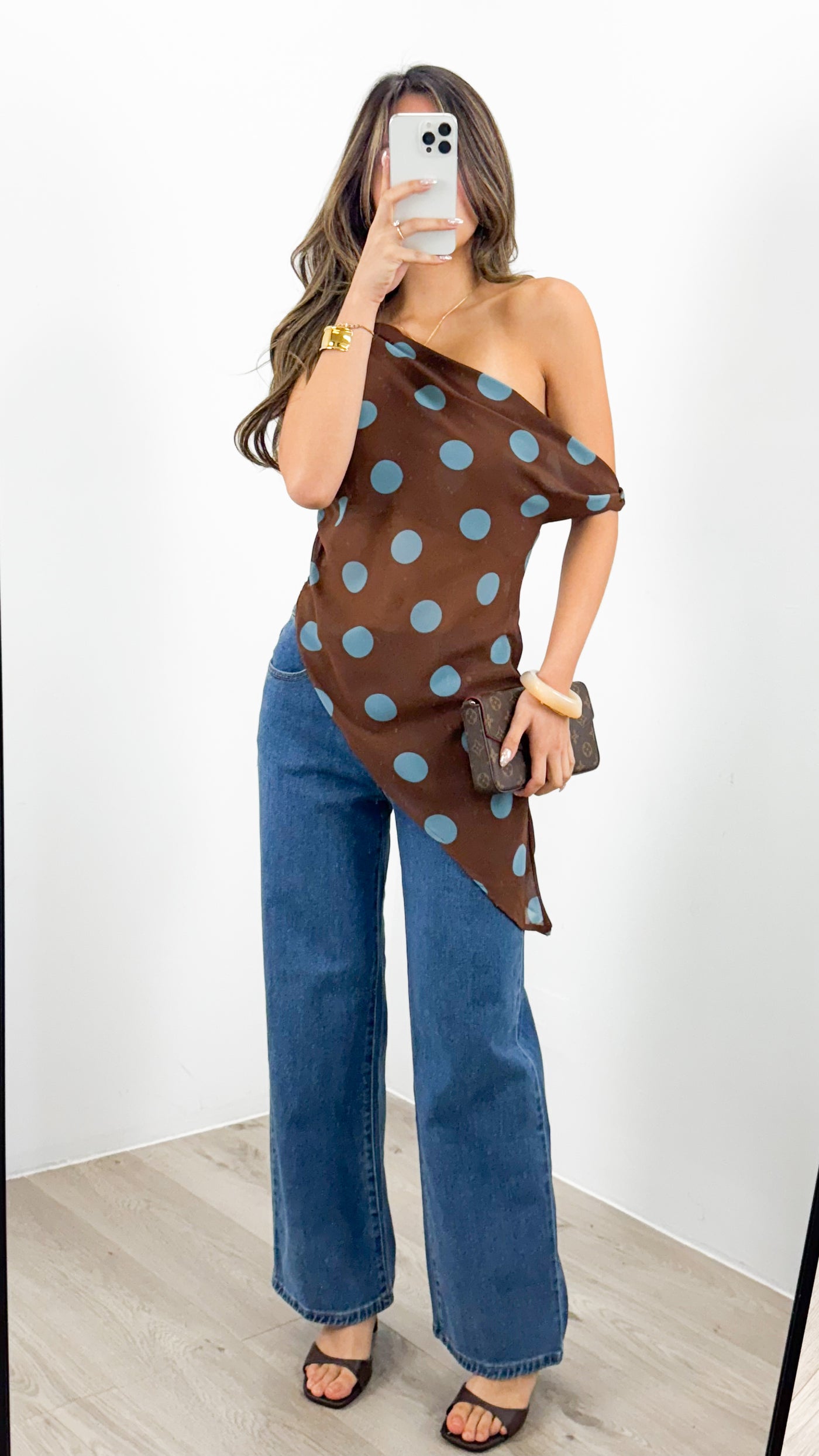 ZERRIN TOP - CHOCOLTE