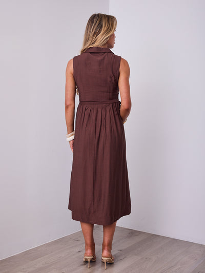 SORELLE DRESS - CHOCOLATE