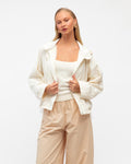 DANIEL WINDBREAKER JACKET - CREAM