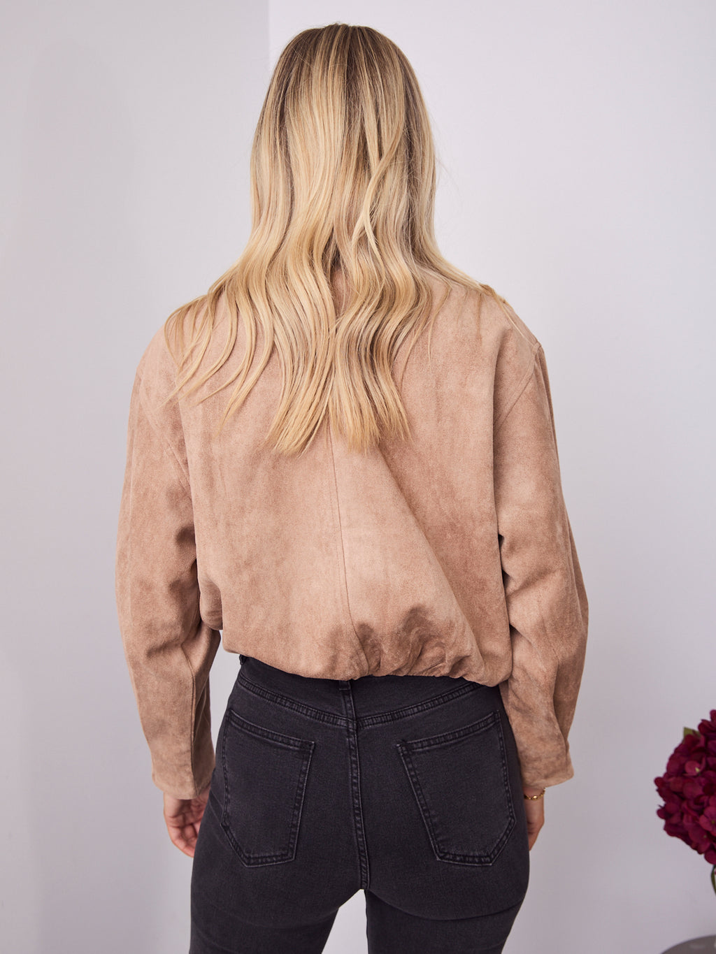 TULLY BOMBER JACKET - BEIGE