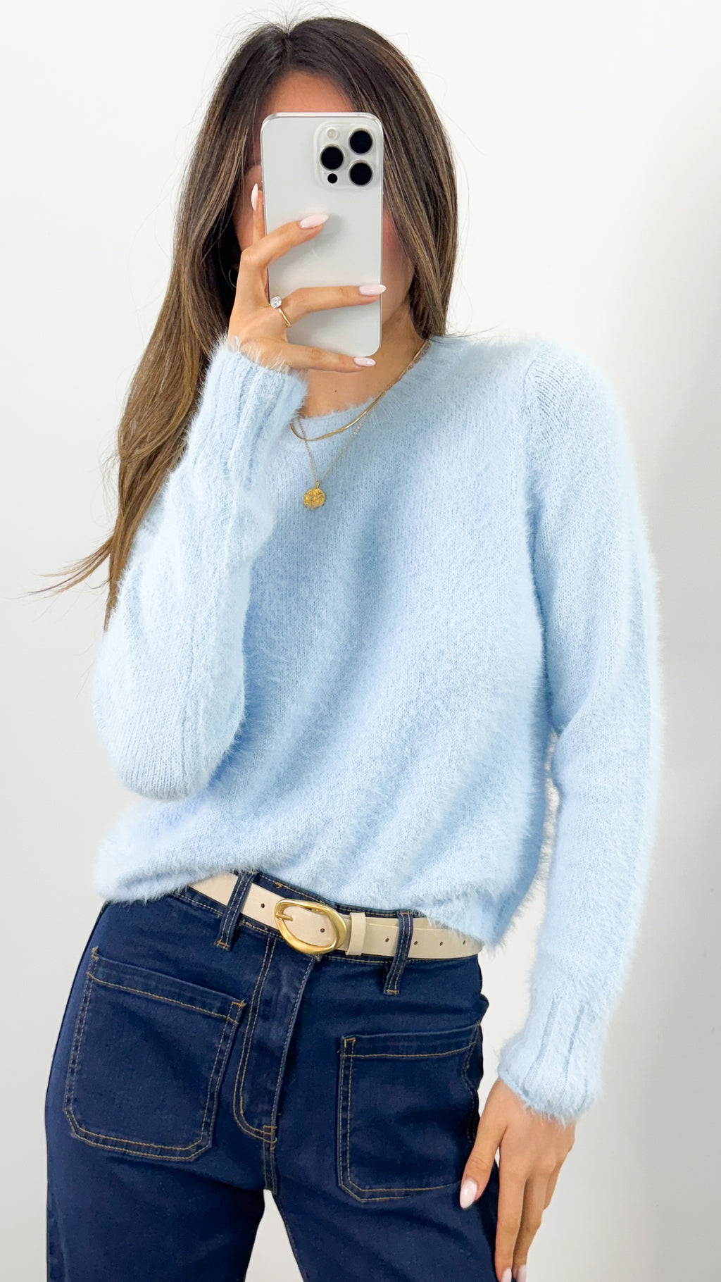 DOMINIQUE KNIT - BABY BLUE
