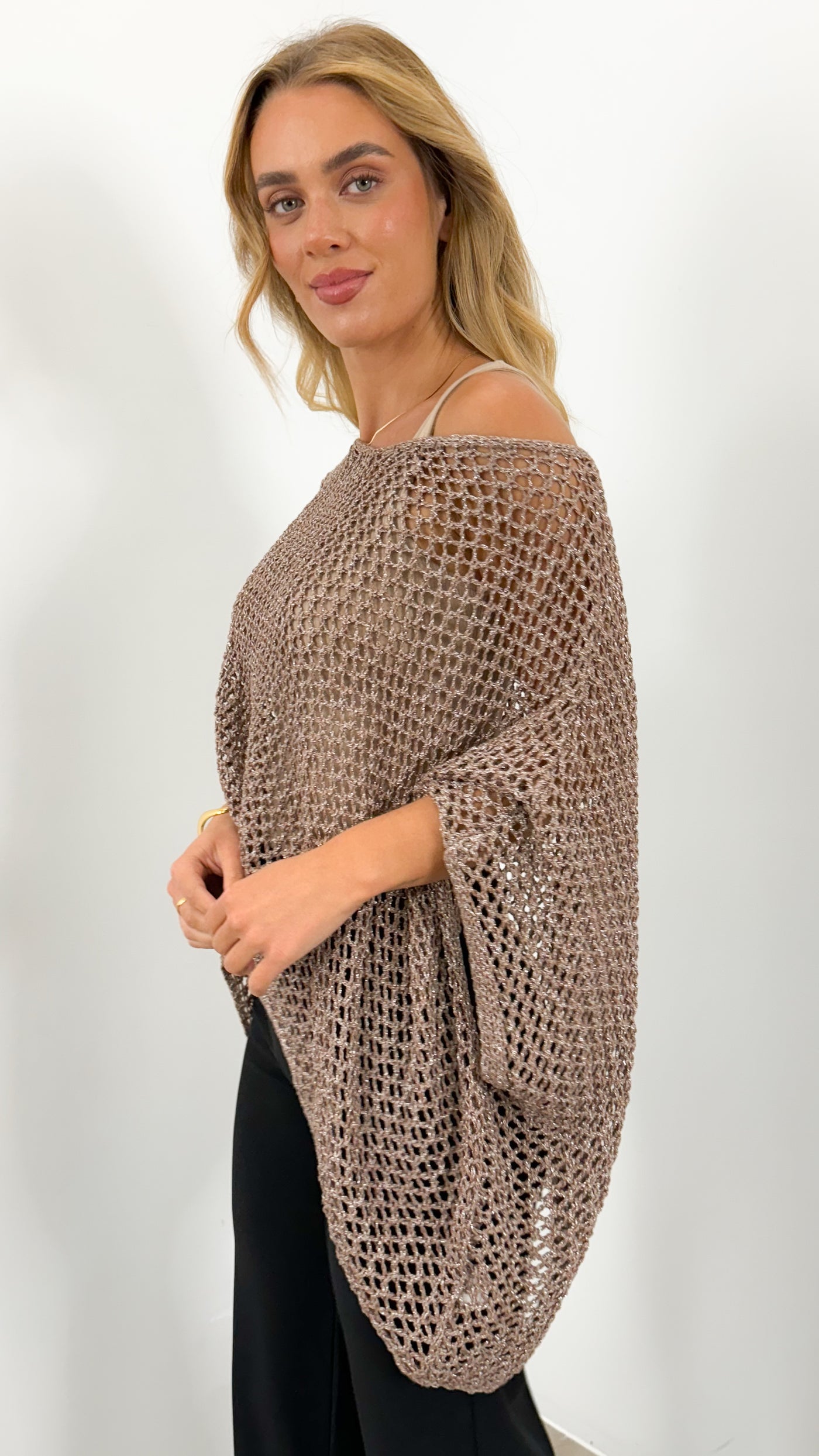 BENITA TOP - CHOCOLATE